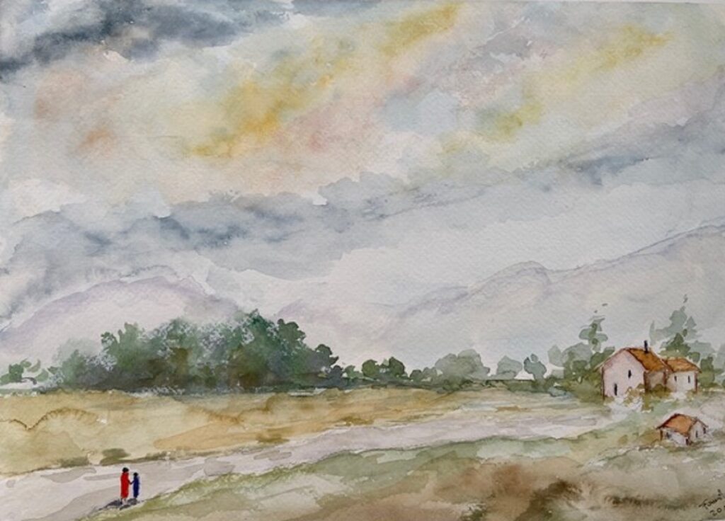 Foto acquerello collezione